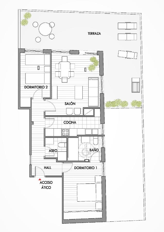 Atico San Marcos Apartment Salamanca Exterior photo